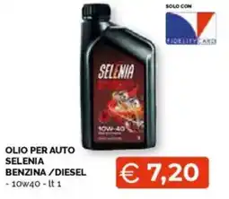 Mercatò Olio per auto selenia benzina/diesel offerta