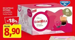 DPiù 60 capsule intenso GIMOKA offerta