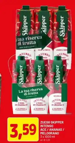 DPiù Zuegg skipper intenso ace / ananas / melograno offerta