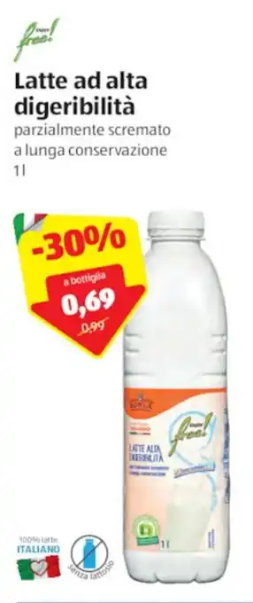 ALDI Latte ad alta digeribilità 1l offerta
