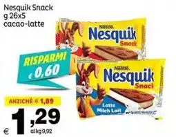 Elite Nesquik Snack cacao-latte offerta