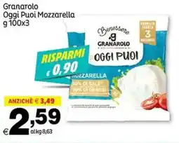 Elite Granarolo Oggi Puoi Mozzarella offerta
