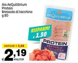 Elite Aia AeQuilibrium Protein Bresaola di tacchino offerta