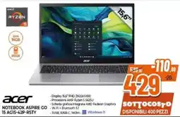 Expert acer NOTEBOOK ASPIRE GO 15 AG15-42P-R5TY offerta