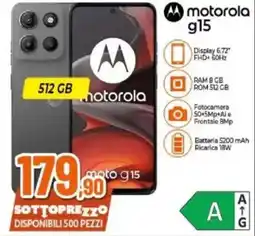 Expert motorola g15 offerta