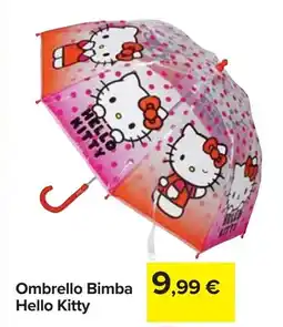 Carrefour Ombrello Bimba Hello Kitty offerta
