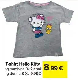 Carrefour T-shirt Hello Kitty offerta