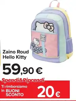 Carrefour Zaino Roud Hello Kitty offerta