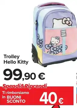 Carrefour Trolley Hello Kitty offerta