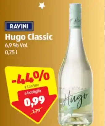ALDI Ravini Hugo Classic 0,75L offerta