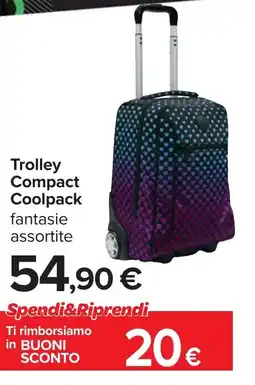Carrefour Trolley Compact Coolpack offerta