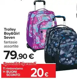Carrefour Trolley Boy&Girl Seven offerta