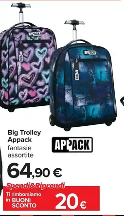 Carrefour Big Trolley Appack offerta