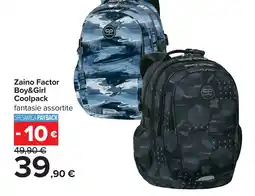 Carrefour Zaino Factor Boy&Girl Coolpack offerta