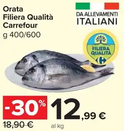 Carrefour Market Orata Filiera Qualità Carrefour offerta