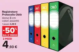 Carrefour Registratore Protocollo Oblò offerta