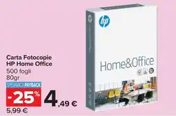 Carrefour Carta Fotocopie HP Home Office offerta