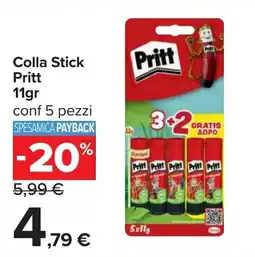 Carrefour Colla Stick Pritt offerta