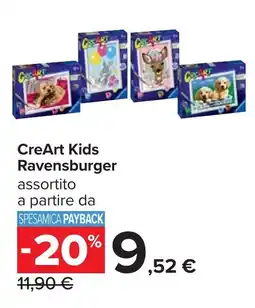 Carrefour CreArt Kids Ravensburger offerta