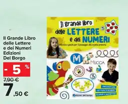 Carrefour Il Grande Libro delle Lettere e dei Numeri Edizioni Del Borgo offerta