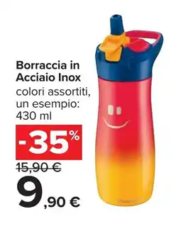 Carrefour Borraccia in Acciaio Inox offerta