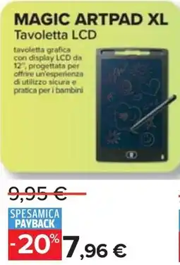 Carrefour MAGIC ARTPAD XL Tavoletta LCD offerta