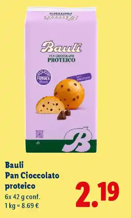 Lidl Bauli Pan Cioccolato proteico offerta