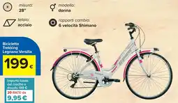 Carrefour Bicicletta Trekking Legnano Versilia offerta