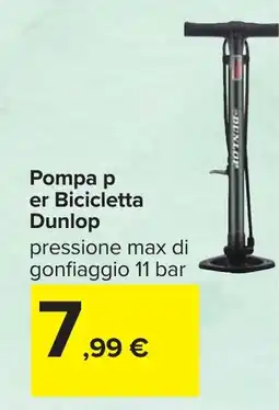 Carrefour Pompa per Bicicletta Dunlop offerta
