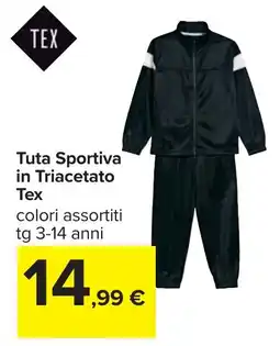Carrefour Tuta Sportiva in Triacetato Tex offerta