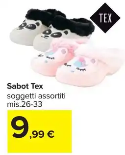 Carrefour Sabot Tex offerta