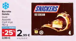 Carrefour Market Barrette Gelato offerta