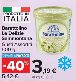 Carrefour Market Barattolino Le Delizie Sammontana offerta
