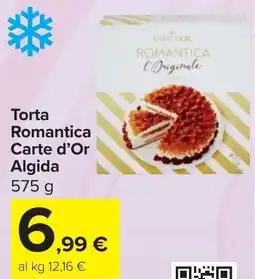 Carrefour Market Torta Romantica Carte d'Or Algida offerta
