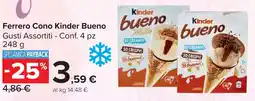 Carrefour Market Ferrero Cono Kinder Bueno offerta