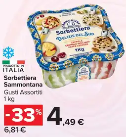 Carrefour Market Sorbettiera Sammontana offerta