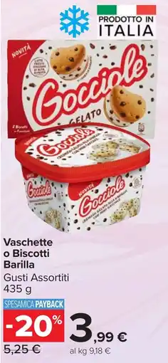 Carrefour Market Vaschette o Biscotti Barilla offerta