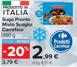 Carrefour Market Sugo Pronto Misto Scoglio Carrefour offerta