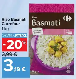 Carrefour Market Riso Basmati Carrefour offerta
