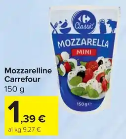 Carrefour Market Mozzarelline Carrefour offerta