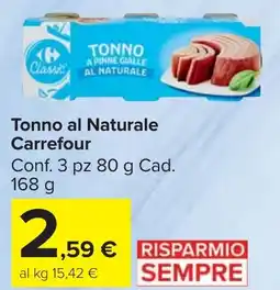 Carrefour Market Tonno al Naturale Carrefour offerta