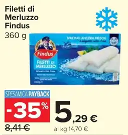Carrefour Market Filetti di Merluzzo Findus offerta
