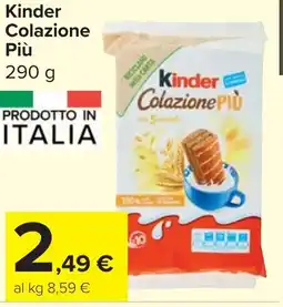Carrefour Market Kinder Colazione Più offerta