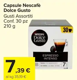 Carrefour Market Capsule Nescafè Dolce Gusto offerta