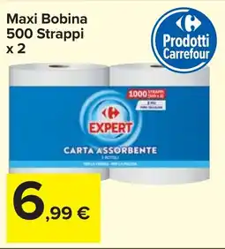 Carrefour Market Maxi Bobina 500 Strappi offerta