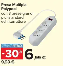Carrefour Market Presa Multipla Polypool offerta