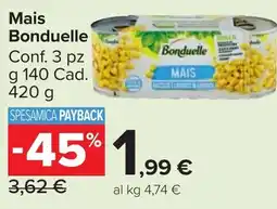 Carrefour Market Mais Bonduelle offerta