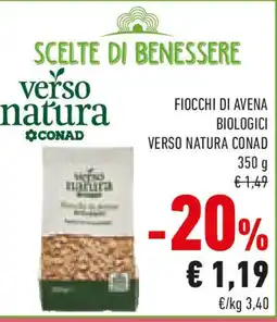 Fiocchi di avena biologici VERSO NATURA CONAD
