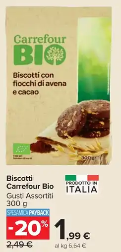 Carrefour Market Biscotti Carrefour Bio offerta