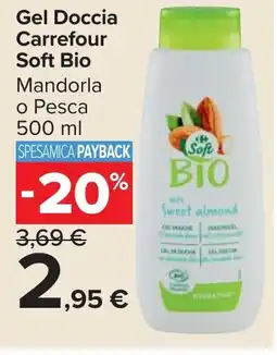 Carrefour Market Gel Doccia Carrefour Soft Bio offerta